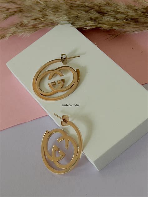 Gucci hoops for sale